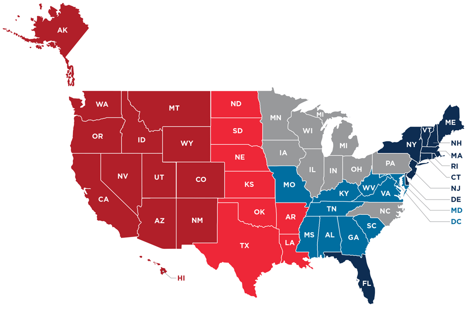 Access Control Technologies Sales Map
